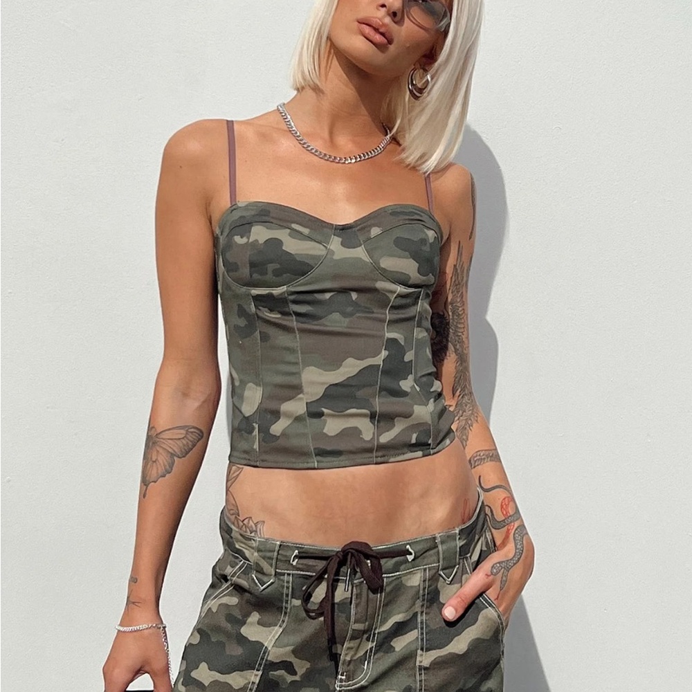 Princess Polly Camouflage Camisole Top